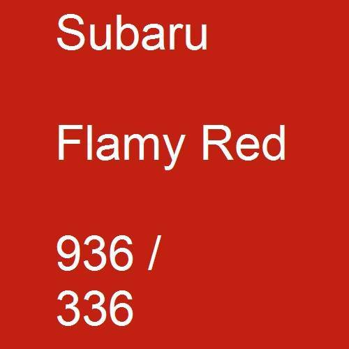 Subaru, Flamy Red, 936 / 336.